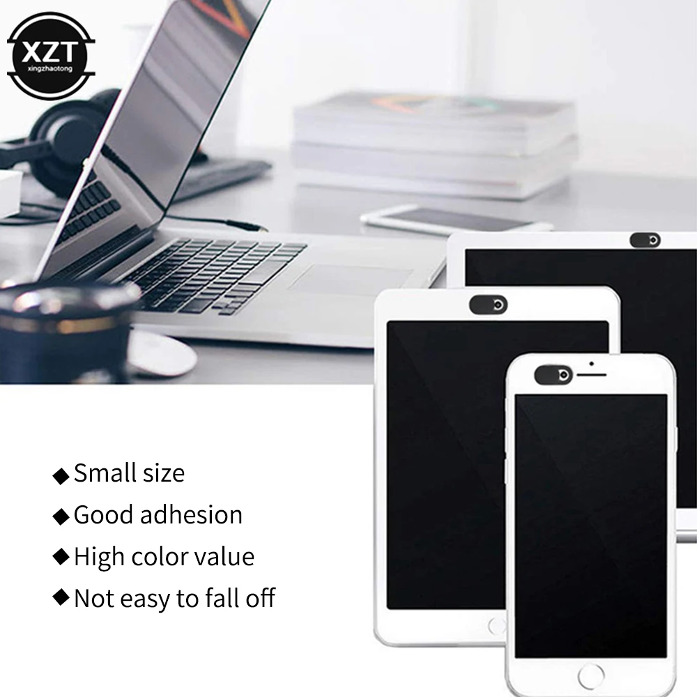 Universal WebCam Cover Shutter Magnet Slider Metal Ultra Thin Camera Cover for Web Cam Phone PC Laptop Lens Privacy Sticker