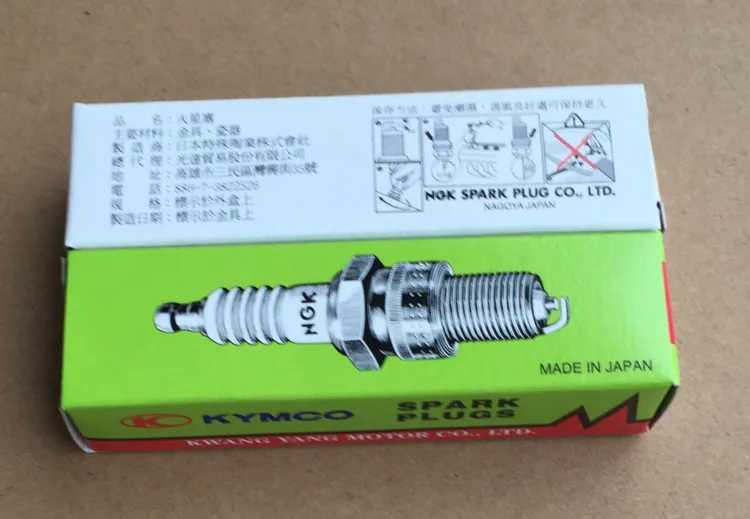 Motorcycle Spark Plug Nozzle Cr7e / Ngk for Kymco Rck180 Xciting 400s50