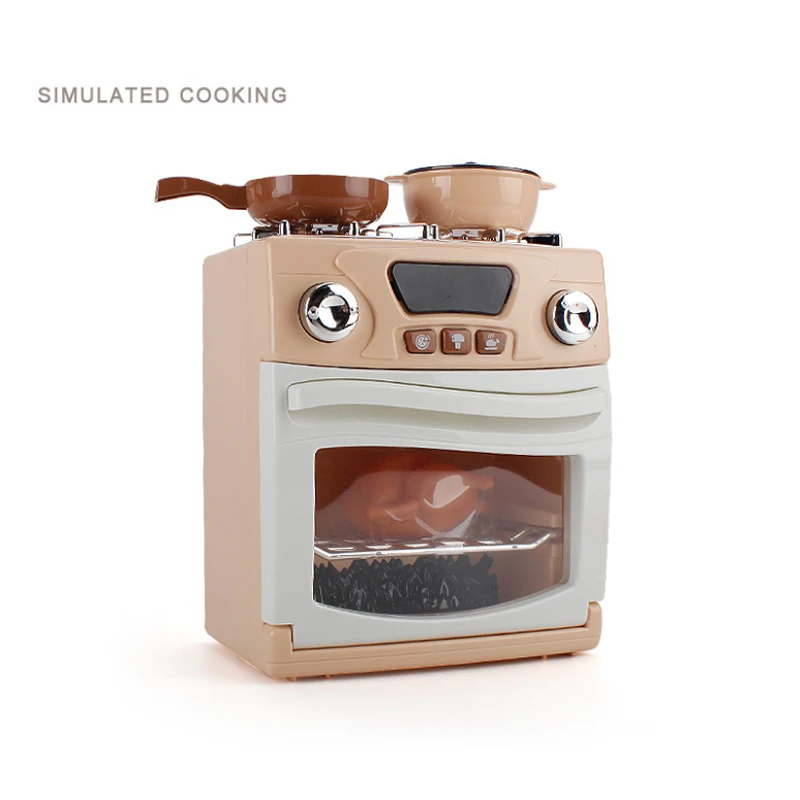Girls Role Pretend Play House Children Kitchen Toy Simulation Washing Machine Bread Maker Oven Microwave Interactive Toys kids