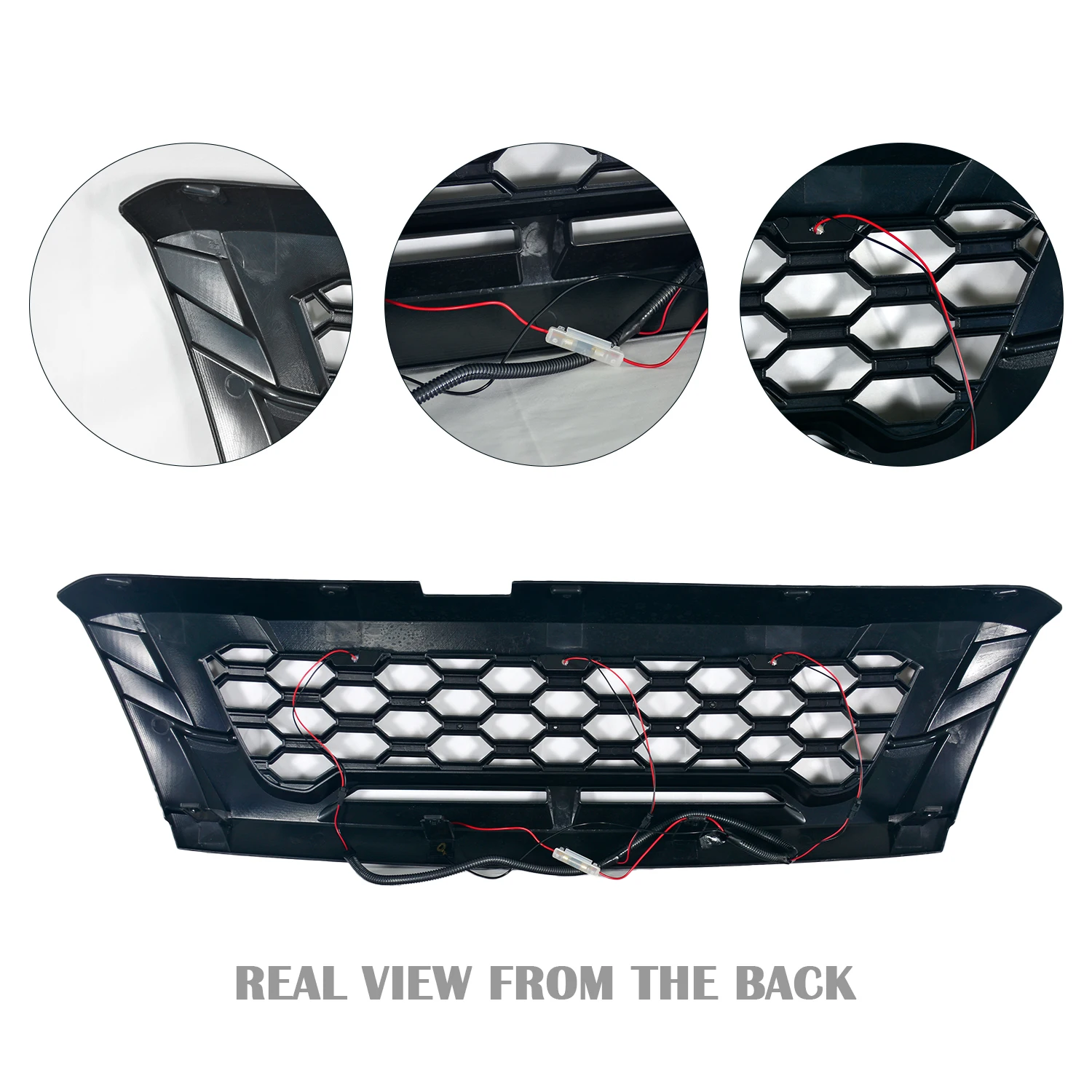 Modified For D MAX Racing Grill For D-MAX DMAX 2016 2017 2018 2019 Front Racing Grills Grille For Trims Front Bumper Grilles