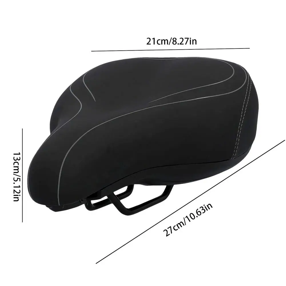 Bike Saddle 3D Soft Thickened Bicycle Seat Breathable Bicycle Saddle Seat Cover Comfortable Foam Seat For Road Bikes Dropship