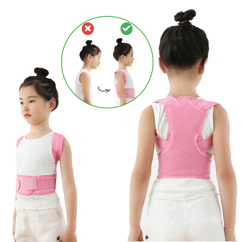 Posture Corrector Back Posture Trainer Clavicle Spine Shoulder Correction Adjustable Length Back Support,Prevent Humpback