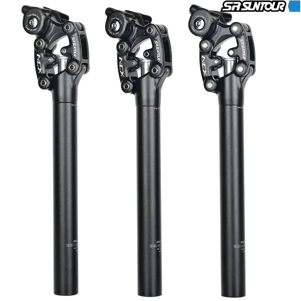 Bike Suspension Seatpost SR SUNTOUR NCX Mountain 50mm Travel  350mm *27.2/30.9/31.6/30.8/30/33.9mm Bicycle-Seat Post-Tube