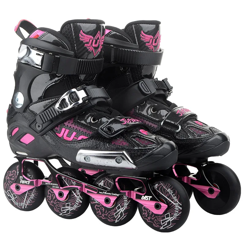 2020 Profession Women Adult Roller Skates Skating Shoes Sliding Inline Sneakers 4 wheels 1 Row Line Outdoor Sports Advance