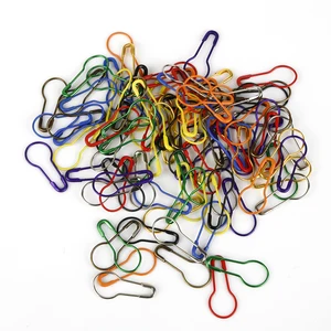 100pcs/lotカラフルな編み物かぎ針編みロックステッチマーカーハングタグセーフティピンdiy sewingツール針クリップクラフトアクセサリー 10ベストセールスクロシュピン-8