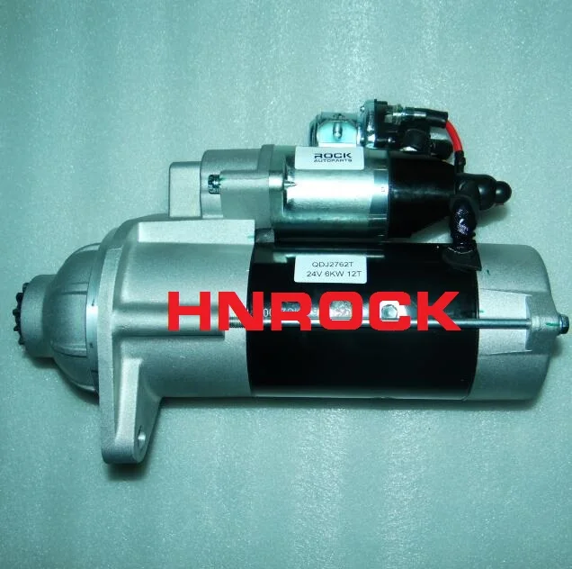 

NEW HNROCK 24V 6.0KW 12T STARTER QDJ2762T FOR CHINESE TRUCK