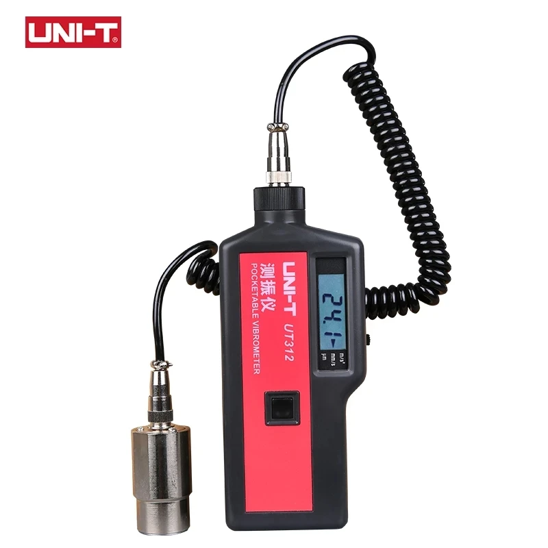 UNI-T UT312ดิจิตอล Vibrometer แบบพกพาแยกการสั่นสะเทือนเมตรการเร่งความเร็ว Displacement Measurement Tester