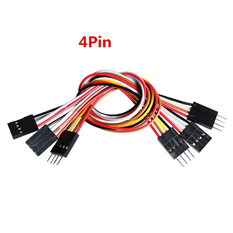 10pcs 2.54mm Pitch Line DIY Electronic Kit for Arduino Breadboard Dupont Cable Male Female Plug Connector Dupont Jumper Wire