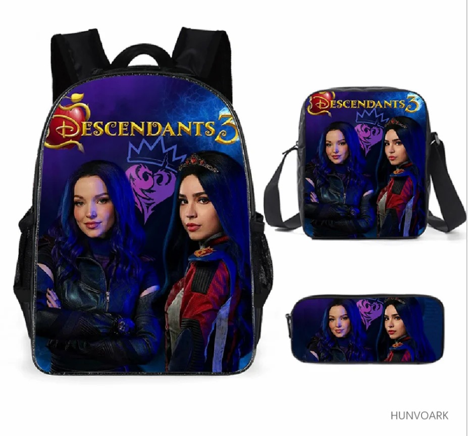 Disney Descendants 3 Kids Backpack for Boys Girls Student School Bag Custom Schoolbags for Children Students Bookbag