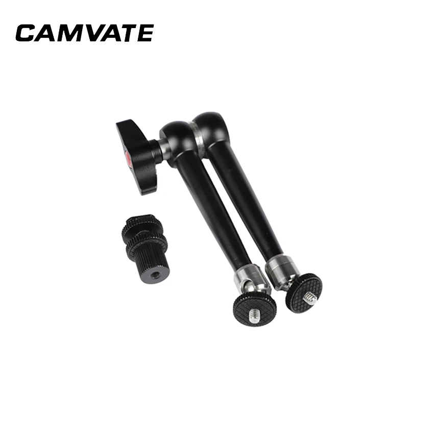 CAMVATE 11 "توضيح الذراع السحري مع 1/4'' ذكر المواضيع والأحذية محول تركيب للميكروفون/رصد/الفيديو الضوئي/فلاش تصاعد