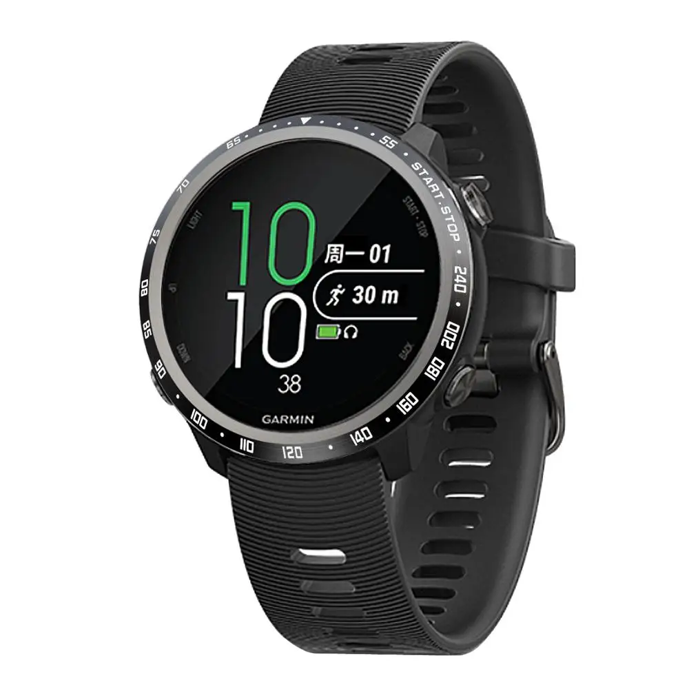 Рамка для часов с кольцом-ободком для Garmin Forerunner 645, музыкальный ободк, чехол для стайлинга, защитный корпус из нержавеющей стали для 645