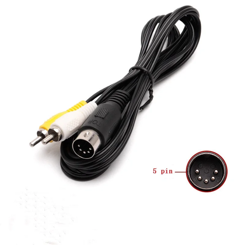 10 قطعة AV الصوت والفيديو مركب كابل تلفزيون ل Sega Genesis 1 ميجا محرك الأقراص