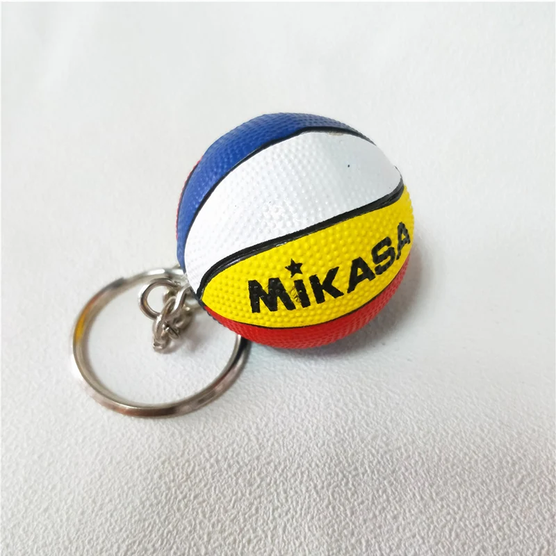 V200w Volleyball Keychain Sport Key Chain Car Bag Ball Volleyball Key Ring Holder Volleyball Gifts For Players Keyring Keychains