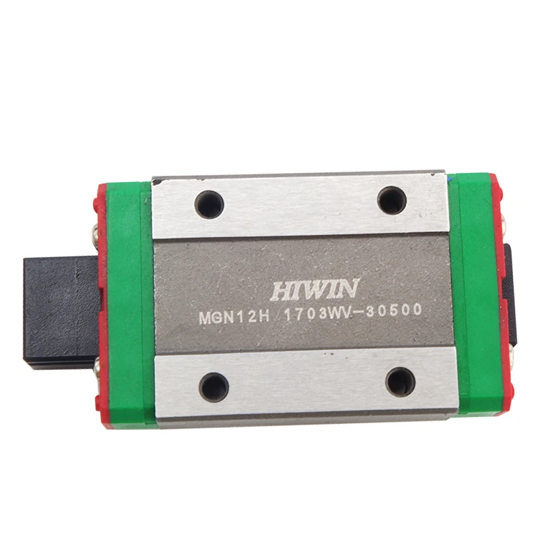 Imagem -02 - Hiwin Guia Linear Mgn12 150 200 250 300 330 350 400 450 500 550 Milímetros Ferroviário Mais Pcs Mgn12c Mgnr12c ou Mgn12h Bloco Carriage Cnc Pcs