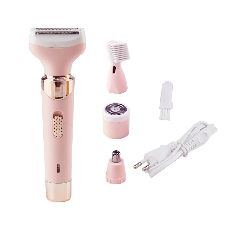 Pemangkas Rambut Semua Dalam Satu Elektrik Dapat Diisi Ulang untuk Alat Perawatan Wanita Pencukur Janggut Pemangkas Alis Wajah Pencukur Telinga Hidung