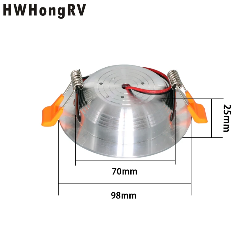 4 pcs RV light 12v  White 6000k and 3000k LED Under Cabinet Light gray Shell Caravan RV Interior Lamp Ultrathin Roof light