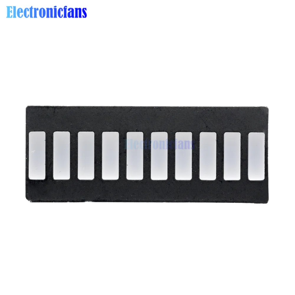10-Segment-LED-Leistenanzeige, 5-Segment-Rot-LED, 4-Farben-LED-Batteriekapazitätsmodul - Rot, Gelb, Grün, Blau für Elektronik – Detail 10