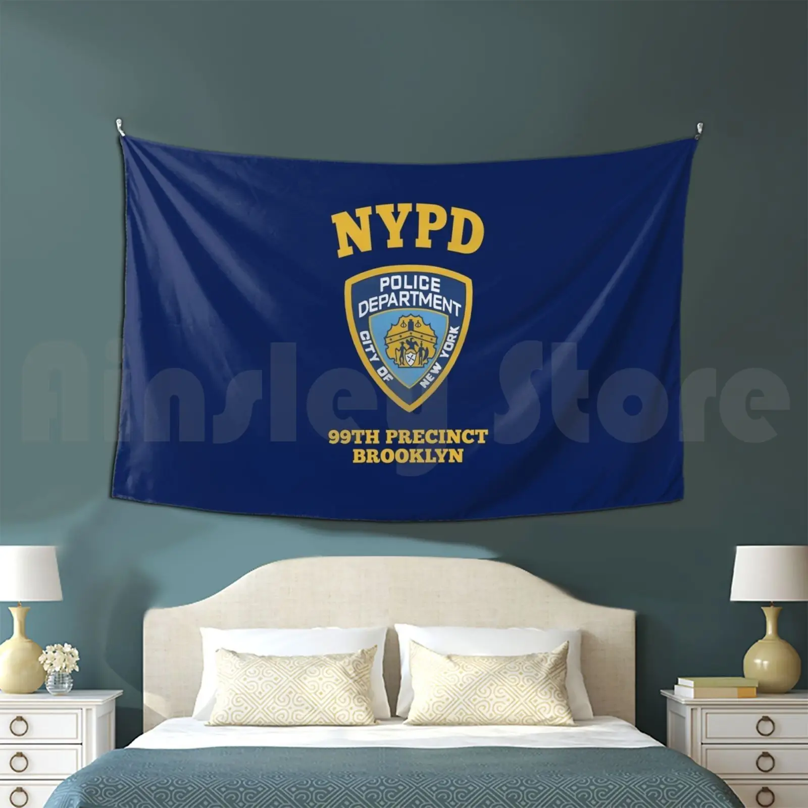 Nine Nine | Cool Cool Tapestry Living Room Bedroom Nine Nine 99 Cool Cool Police Ny No Doubt Terry Amy Santiago