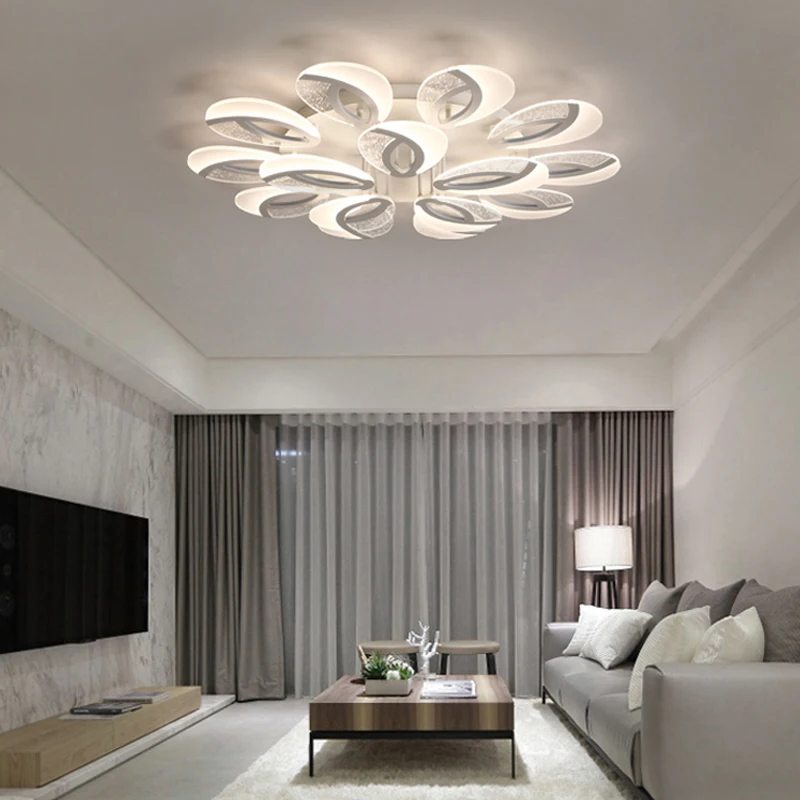 LED Chandelier Modern Ceiling chandeliers Lighting For Living Room Bedroom kitchen With Remote Control Lustre Light Fixtures