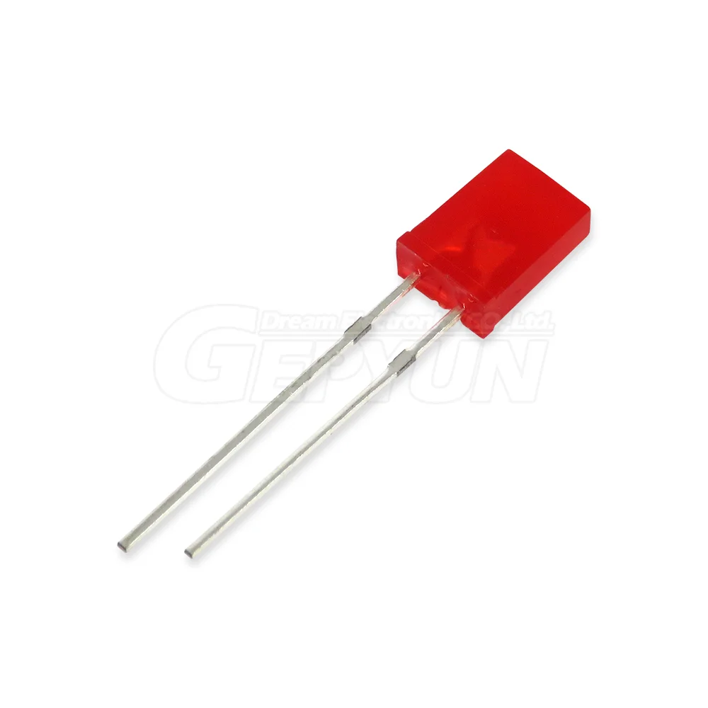 100Pcs 2X5X7 Vierkante Led 257 Rood Licht Emitterende Diode Blauw Rood Groen Wit Geel Elektronische Diy Kit