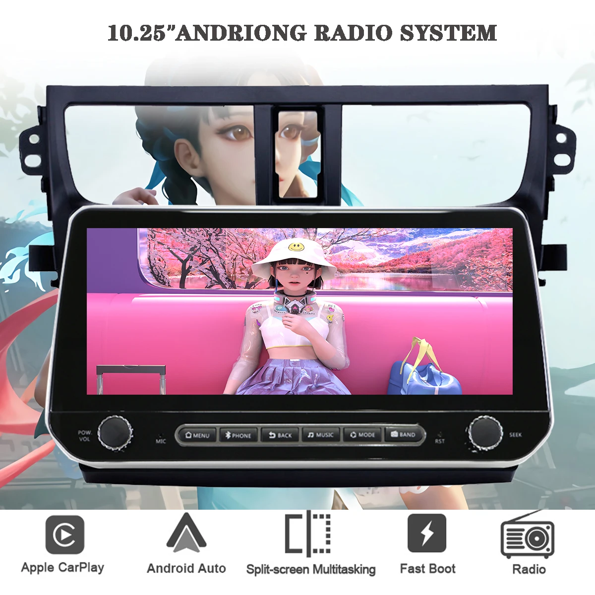 Android 13 8G RAM Car Radio Music MP5 Unit For Suzuki Celerio Alto 2015-2018 GPS Navi HU With 3/4G Net WIFI DAB SWC DVR CAM BT