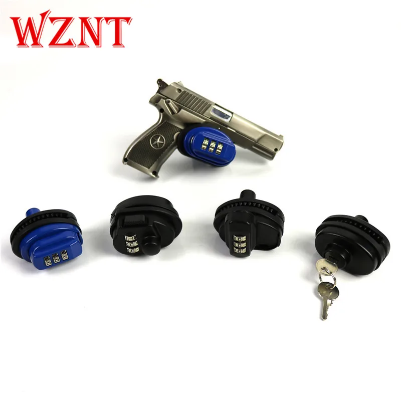 Gun Trigger Lock Zinc Alloy Trigger Password Lock Rifle Key Protecting Safety Lock Hunting Gun Accessories