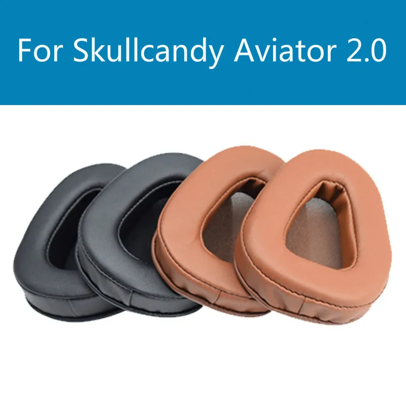 High-quality Headset Foam Cusion Replacement for Skullcandy Roc Rocnation Aviator 2.0 Earpads Soft Protein Sponge Cover