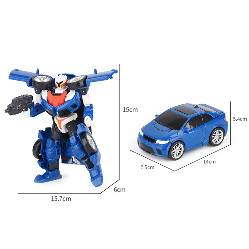 Abs Tobot Transformatie Robot Speelgoed Korea Cartoon Broers Anime Vervorming Auto Vliegtuig Speelgoed Voor Kind Cadeau