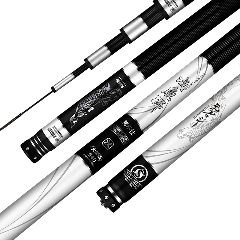 

5H high carbon Fishing Rod 19 Tone Ultralight Superhard Carp Fishing Stick Rod 5.4m only 118g hand Fishing Rod Pole