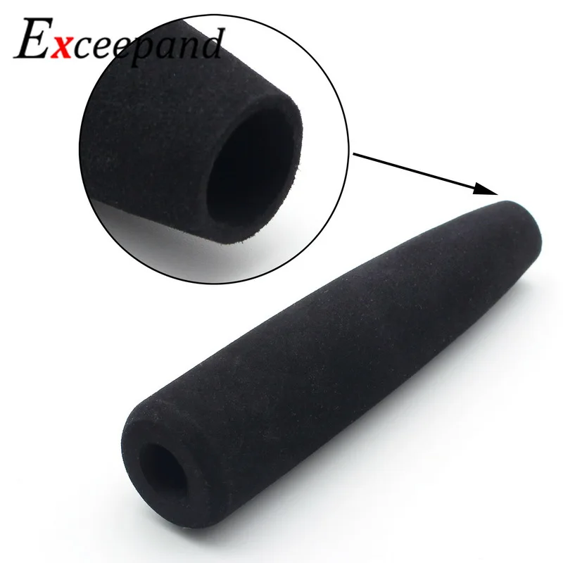 Black EVA Spinning Fishing Rod Handle Grip With Reel Seat For Rod Building