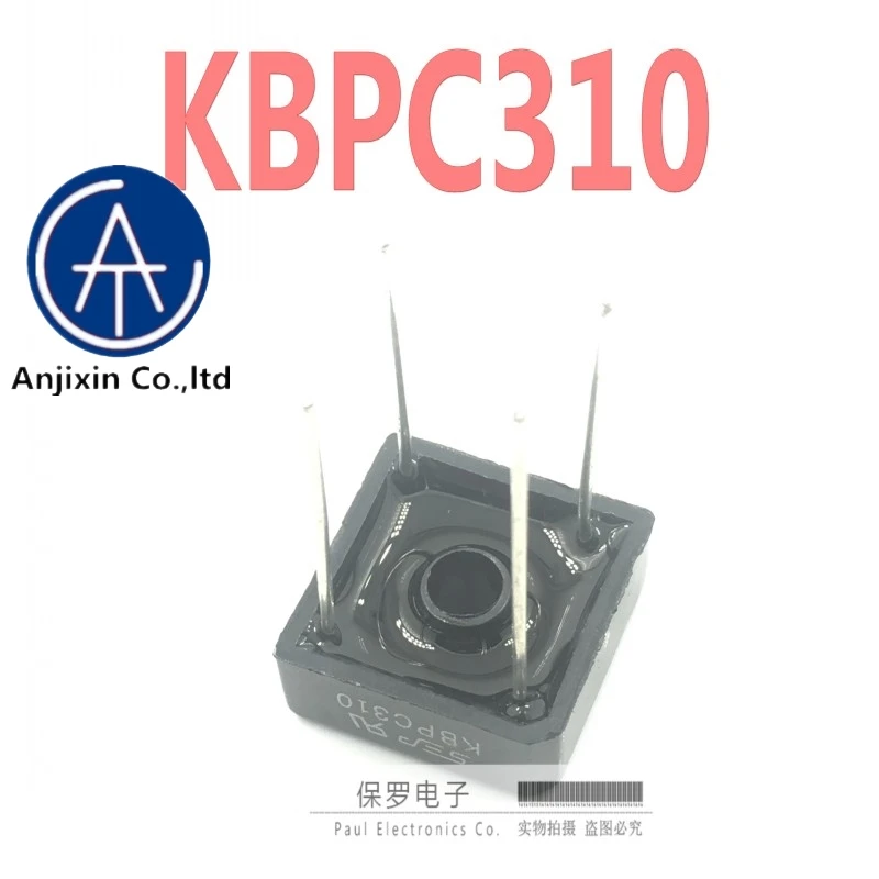 10pcs 100% orginal new rectifier bridge stack KBPC310/606/610/1010/1510/2510/3510/5010 square bridge new real stock