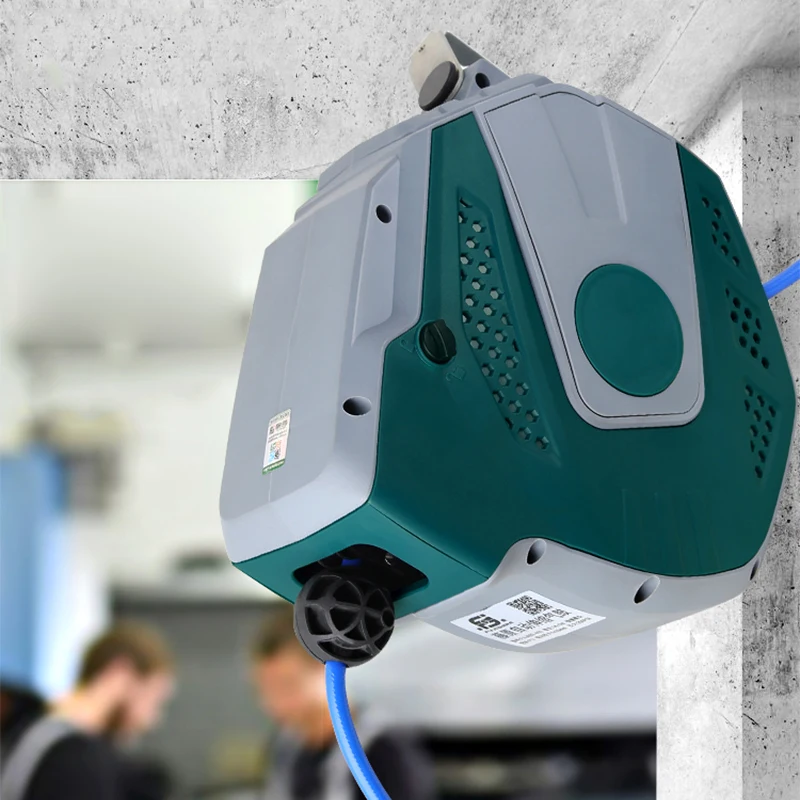 Enrouleur de tuyau automatique à tambour d'air, outil pneumatique de réparation automatique, type de suspension télescopique automatique, rétracteur de tuyau automatique