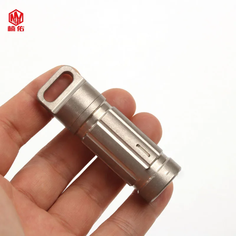 Titanium Alloy Waterproof Sealed Warehouse Small Medicine Tank EDC Tools Outdoor Multifunctional Mini Portable Small Warehouse