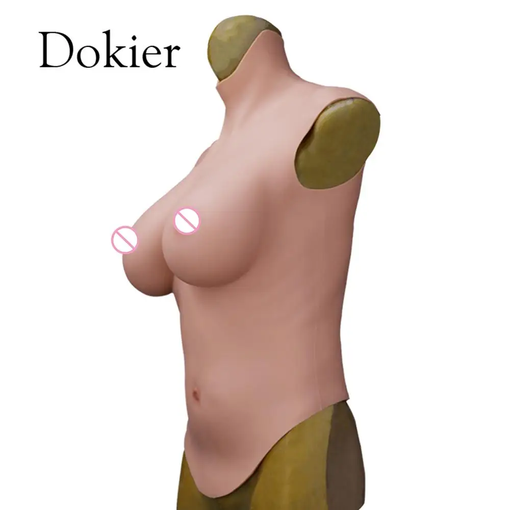 Dokier Crossdresser Realistic Silicone Breast Forms Fake Boobs Plate Enhancer Tits Shemale Transgender Drag Queen Crossdressing