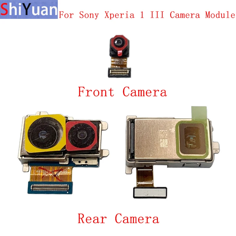 Back Rear Front Camera Flex Cable For Sony Xperia 1 III Main Big Small Camera Module Replacement Repair Parts