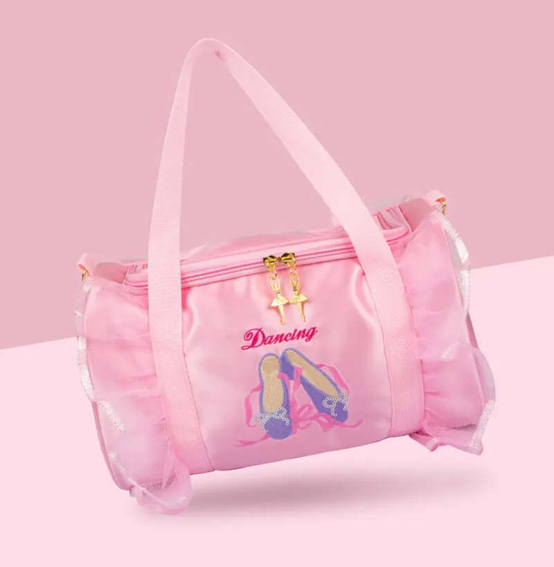 Dance Bag Kids for Girl Dance Ballet Bag For Girls  Pink Ballet Tutu Ballerina Gymnastics Children Dancing Dress