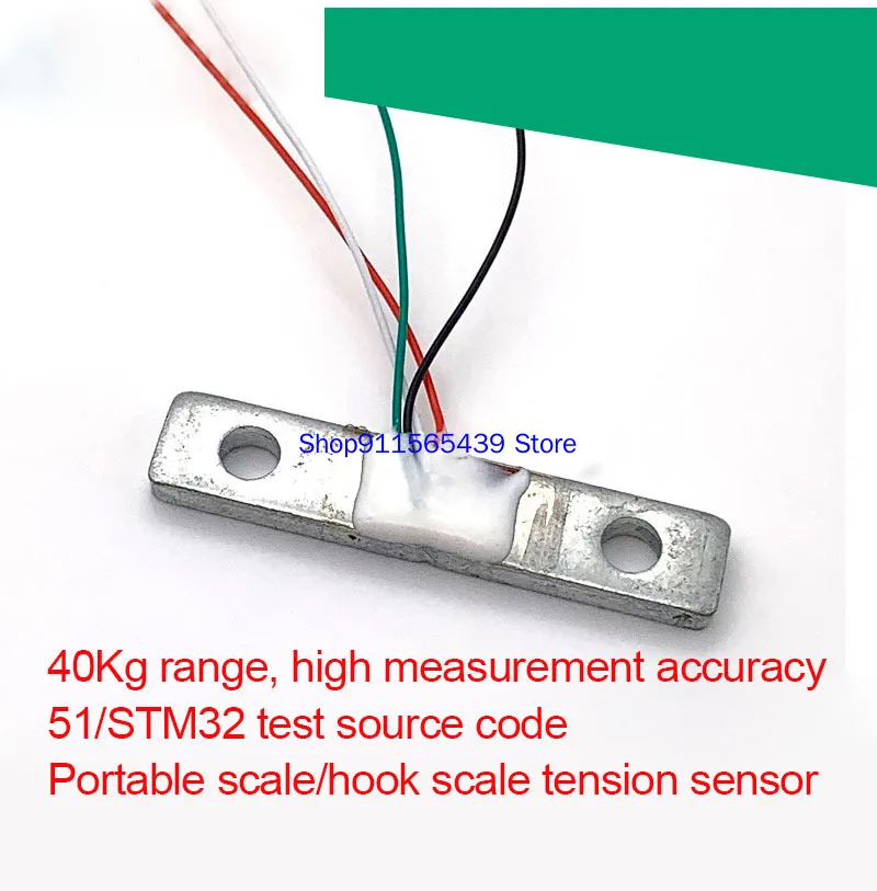 Portable Scale Hook Scale Sensor Tension Gauge Sensor 40kg HX711 Single-chip Microcomputer Test Routine