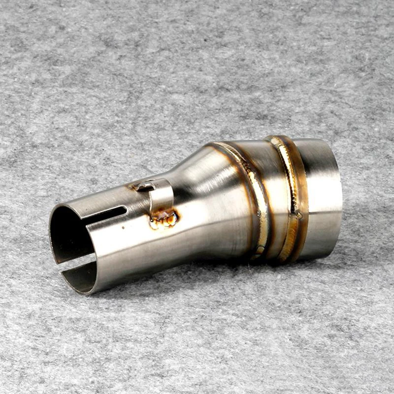 Motorcycle GP Exhaust Muffler Mid Tube Adapter Link Pipe Escape Connecter Middle 51MM Scooter Clamp Motorbike Accessory