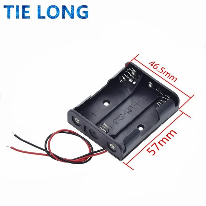 1pcs AA Size 5 Battery Storage Box Case Holder Leads With 1 2 3 4 Slots Container Bag DIY Standard Batteries Charging