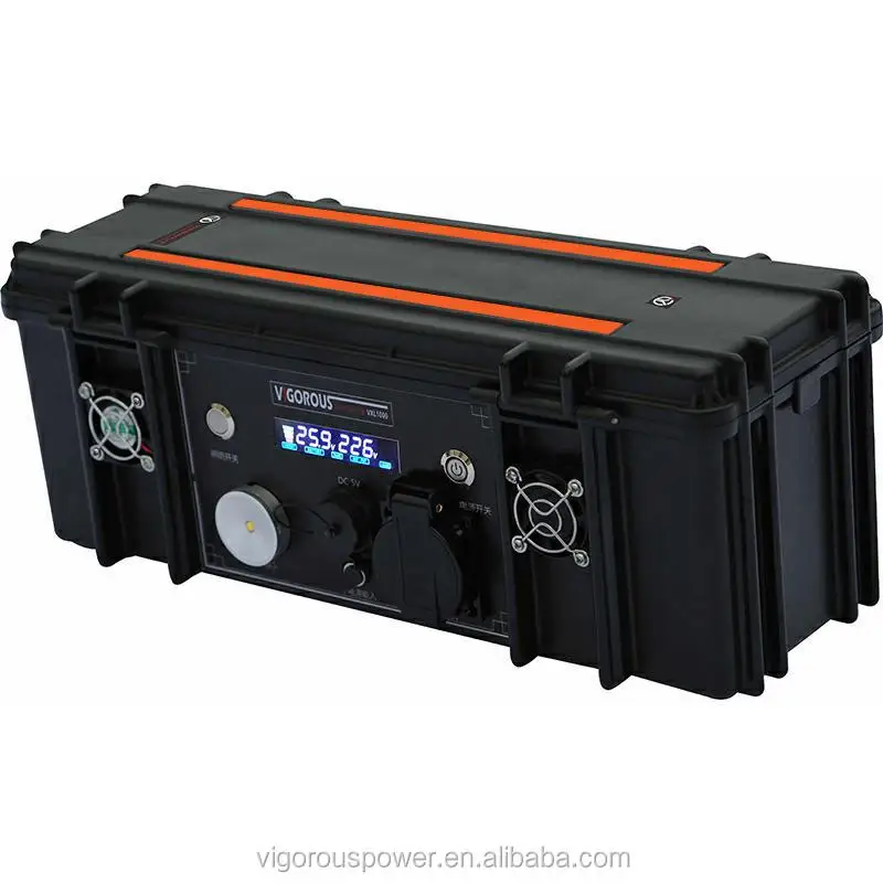 1000W Off Grid Alle In Einem Solar Powered Tragbare Generator mit MPPT Solar Ladegerät und Lithium-Batterie für RV camping Angeln