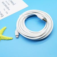 E65A 8m Length Universal Micro USB Power Extension Cable with An-droid Interface for Wyze Cam Pan Xiao-mi Home Security Camera