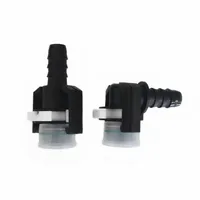 Conector de tubería de agua de coche ID16-ID9 conectores rápidos para manguera de agua automática tipo L accesorio de línea de combustible piezas de automóvil