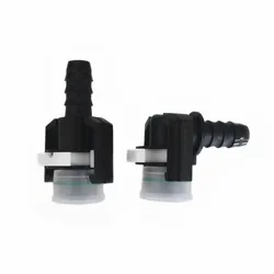 Car Water Pipe Connector ID16-ID9 Quick Connectors for Auto Water Hose L Type Fuel Line Fitting Auto Parts