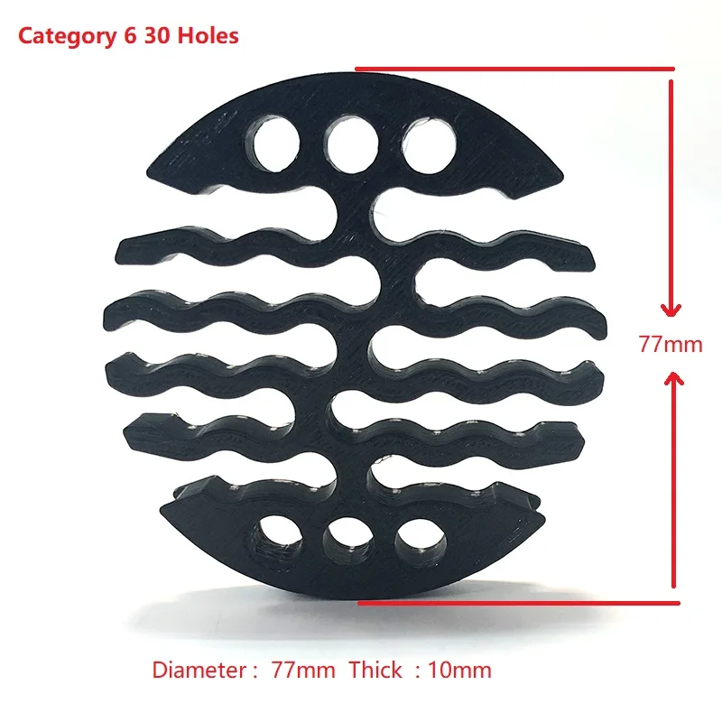 5 카테고리 6 카테고리 모듈 네트워크 케이블 라인 빗 기계 와이어, 24/30 홀 하네스 배열 컴퓨터 실용 깔끔한 도구