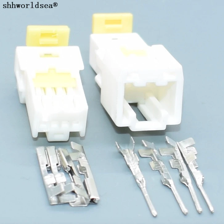 worldgolden 4pin male female connector plug of rearview mirror plug