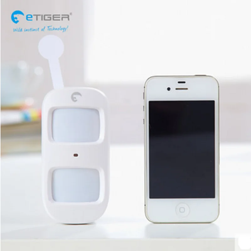 Etiger Pet Friendly Motion Detector PIR Movement Sensor Works with S4 and S3B Alarm System