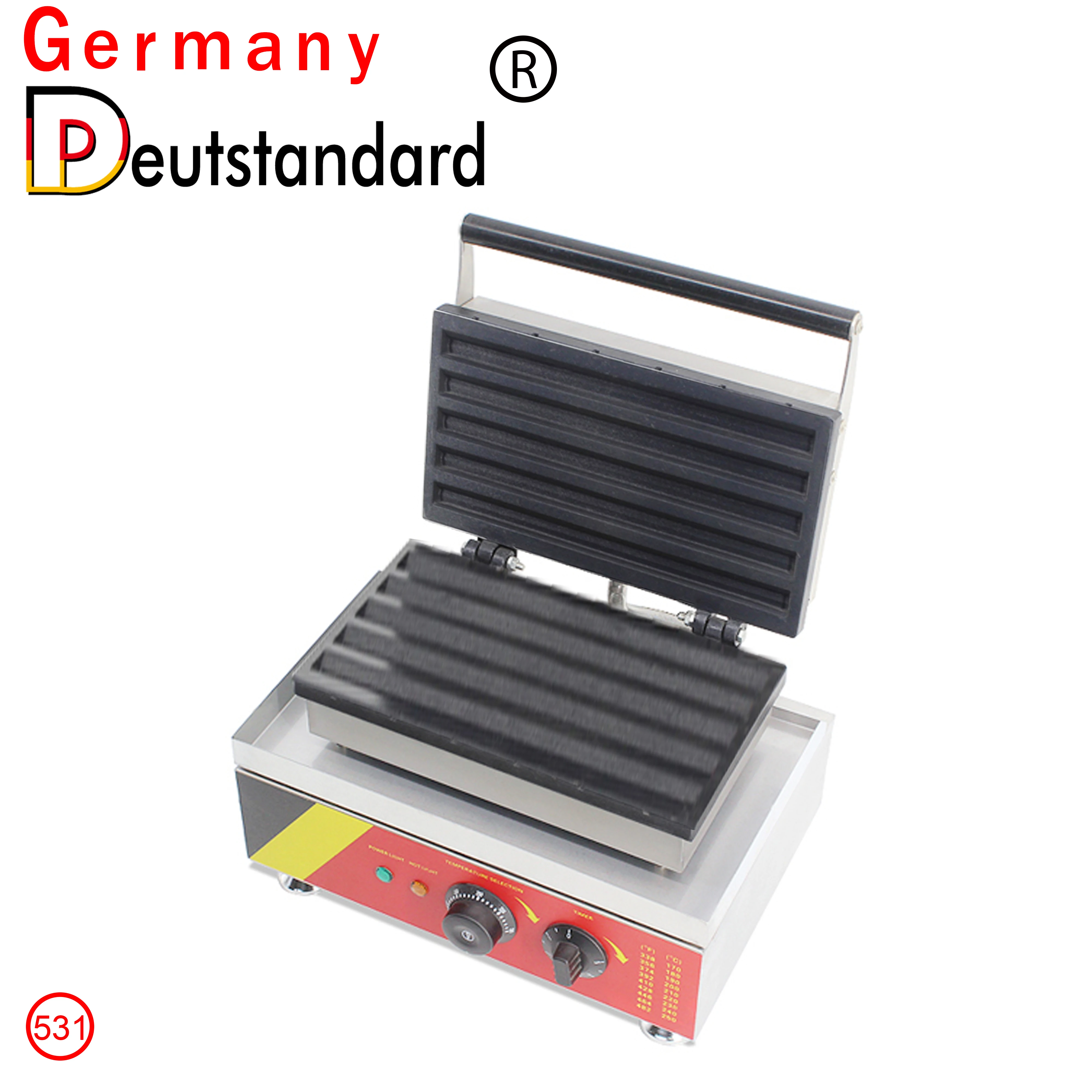 Mesin pembuat wafel otomatis Churros, peralatan membuat Churros Stainless Steel dengan kualitas tinggi