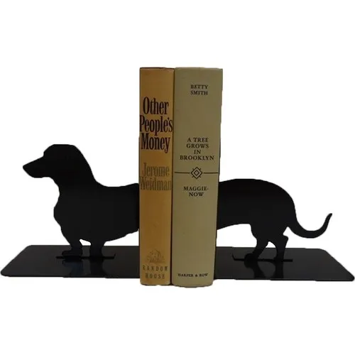 Building Decoration Dog Figures Decorative Metal Book Book Holder Book Support