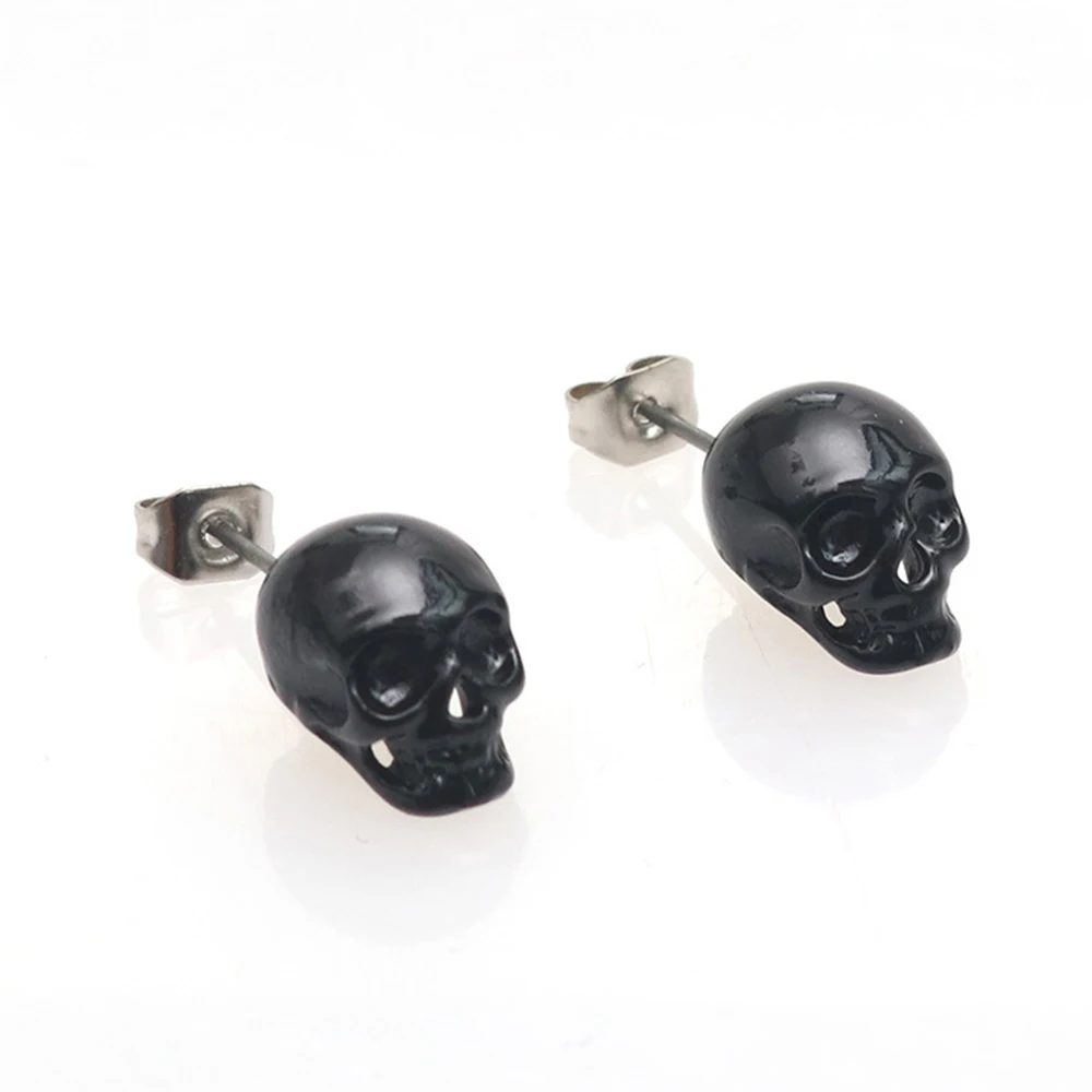 2020 hot selling earrings skull head retro skull earring American punk style alternative Kpop Серьги earrings for women 2020