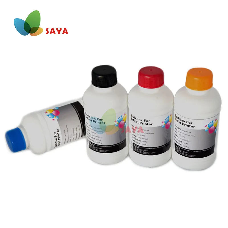 Universal 4 Color Dye Ink For EPSON Printers Premium photo printing ink 250ML 4Color Ink BK C M Y for EPSON all printer ciss ink